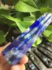 1 stks 114mm Gratis Verzending Blue Smelt Quartz Pijp Smelten kristal steen Sigarettenhouder voor tabak