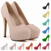 Calzado Mujer FILLES FEMMES ESCARPINS À PLATEFORME TALONS HAUTS CHAUSSURES Aiguilles TAILLE US 4 5 6 7 8 9 10 11