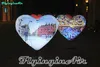 Personalized LED Heart Balloon Decoration Inflatable Heart Light with Custom Printing for Valentine's Day