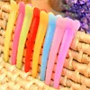 Whole 10Pcs Women039s Hair Cutting Clip Mixed Color Style Hairdresser Hairpins Hair Styling Tools Barrette Hair Accessorie7767021