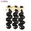 Peruvian Virgin Hair 360 Cosure with Bundles Body Wave 3 Bunds Peruansk hårstängning 360 Spets Front med buntar 100 Oproces7080809