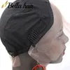 Capas de peruca para fazer perucas de renda de cabelo humano com cinta ajust￡vel e pentes de tampa de pele macia respir￡vel M/s/l Bella Hair