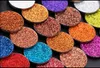 Gepresste Glitzer-Lidschatten-Palette (24 Farben). Glitzer-Lidschatten, einfarbig, Schimmer-Lidschatten, goldenes Zwiebelpulver, Pailletten-Lidschatten