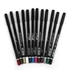 MENOW 12 Colorful Eyeliner Set Colored Waterproof Pencil Eye Liner Cosmetic Wooden Professional White Red Green Black Eyes Makeup8097082