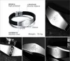 stainless steel Health energy black silicone Identification bracelets free mason masonic emblem high polished