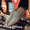 Herenschoenen Elegante schoenen Mannen Oxfords Jurk Schoenen Lederen Koe Suede Plus Size Derby Prom Formele Trouwschoenen MAN MOCASSIN HOMME