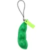 Wholesale-2 pcs Magic Extrusion Pea Bean Soybean Edamame Stress Reliever Toy Keychain Relax Keyring Gift S38