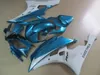 Injectie Mold Plastic Fairing Kit voor Yamaha YZF R6 2006 2007 Blue White Backings Set YZFR6 06 07 OT06