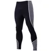 Atacado- Calças de Compressão Mens Sweatpants Calças de Slim Splicing Calças de Moda Bodybuilding Homens Jogos Skinny Leggings Calças GFDC