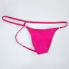 Pochette profilée pour hommes Sexy G-String Thong avec anneaux T420 stretchy Silky Soft Underwear nylon spandex