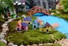 Casas de casas de casa de casas decoração de jardim mini artesanato em miniatura de fadas casas de micro paisagismo DIY Acessórios 4938324