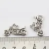 100PC / Massor Alloy Motorcykel Charms Pendants För Smycken Gör Armband Halsband DIY Tillbehör 24x14mm