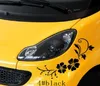 Reflective Car Stickers grace flower Waterproof Decal Sticker cover/anti scratch for car body Light brow front back