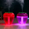 180ML Cute Strawberry Humidifier Diffuser for Home Car Mist Maker Fogger with LED Light Mini USB Diffuser Creative Gifts