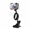 Long Arm Universal Two Clips Moblie telefonhållare säng Desktop Moblie Stand 80 cm flexibel utdragbar lat konsol 360 grad