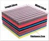 最新の耐火スタジオアコースティック防音泡高密度50 * 50 * 2cmの吸音吸収治療パネルタイルウェッジ保護スポンジ