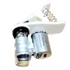 Microscópio do telefone móvel ampliador 60x zoom óptico telescópio câmera clip universal led para iphone 6 5s 4s samsung lente