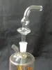 Ugello accessori bong in vetro per ombrello, Bruciatore a olio unico Tubi di vetro Tubi di acqua Rigs di olio per tubi di vetro Fumo con contagocce