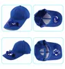 Solar Power Cap Suntan Hat Cooling Cool Fan For Sport Peaked Caps Outdoor Golf Baseball Fishing Snapbacks Baseball Hats 50pcs MK56