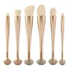 6 stks Make-up Borstels Gezicht Oog Basic Cosmetische Foundation Blush Brush Blending Borstel Shell Designs Professionele Make-up Borstels Set