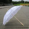(10 pièces/lot) parasols en dentelle élégants parapluie de mariage nuptial 3 couleurs disponibles