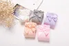 Bebés Meninas do joelho meias altas miúdos bonitos aquecedores Lace Bows Princesa pé contínuo de algodão Long Tubo Branco Meias 1-6T