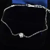 Pulseira de aço titânio 316L Super Cute Lucky One redonda com diamantes em 163 cm para mulheres joias de presente de casamento PS52826075523