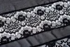 Gros- JECKSION Cardigan femmes manteau, 2016 Mode Dentelle Épissage Creux En Mousseline De Soie Kimono Cardigan Tops Noir Expédition #LYW