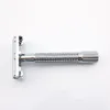 Weishi Double Edge Safety Razor Butterfly Shaving Razor Brass Material Material Hromium Plating 9306-F 100 PCS/MOT NEW