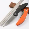 Top Qualität Flipper Messer D2 Klinge G10 Griff EDC Taschenmesser Outdoor Survival Taktische Messer