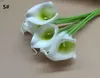 Nuovo arrivo Calla Lily Decorazione domestica Fiore Fiore artificiale Bouquet da sposa Festa nuziale Fiore artigianale G396