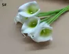 Nuovo arrivo Calla Lily Decorazione domestica Fiore Fiore artificiale Bouquet da sposa Festa nuziale Fiore artigianale G396