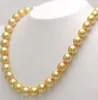 10mm Golden South Sea Shell Pearl Necklace