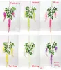 Silk Flower Artificial Flower Wisteria Vine Rattan för Valentine039S Day Home Garden El Wedding Decoration1412543