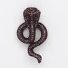 Оптом мода брошь горный хрусталь змея булочка броши украшения подарок C102540