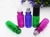 Gloednieuw 5 ml Frosted Lege Broodje op Glazen Fles voor Essential Oil Aromatherapy Fles Roller Ball