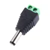 Freeshipping 10pcs /ロット2.1 x 5.5mm DC電源の雄プラグジャックのアダプターアダプタドルコネクタープラグCCTV LEDライト