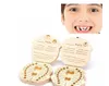 Baby Milk Toothes Keepsakes Collection Memorial Box Cute Beautiful Wood Kua Kids Bekväm liv Tandlådor T405769732108969838