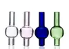 Set Quartz Thermal Banger+Colored glass carb cap 10mm 14mm 18mm Double Tube Quartz Thermal Banger Nail PukinBeagle thermal P Banger