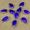 Leaves Cloisonne Beads Multi Colors Filigree Silver Blue Spacer Loose Beads For DIY Jewelry Bracelet Crafts & Charms Cloisonne Beads 30pcs