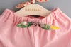 Детская одежда цветочные Bow top + шорты 2 шт. / Компл. Девушки наряды детские костюмы дети летние цветочные одежды C2327