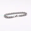 Strong Jewelry 10mm/15mm Silver Heavy Link Cuban Curb Chain Necklace Bracelet Stainless Steel Jewelry Set with Lobster Clasp