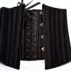 Corset 24 Full Steel Bone Waist Cincher/Trainer Satin Corset Waist Training Corsets Underbust Plus Size Corset Modeling Strap XS-6XL Best quality