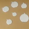 BoYuTe 100Pcs Round 12MM 14MM 16MM 18MM 20MM Cameo Cabochon Base Setting Silver Pendant Blank Tray Diy Jewelry Material7137838