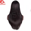 Peluca de cabello humano con flecos con pelo de bebé Peluca llena barata brasileña virgen con flequillo Pelucas de encaje brasileñas sin cola con flecos para negro5031607