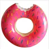 90cm donut uppblåsbara simning float simma ring vuxen pool flottor flotta strand leksaker simma pool float liv boj jordgubbe donut tube