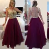 Muhteşem Seksi See through Backlass Bordry Organze Uzun Gelinlik Modelleri Vestido de Festa Ucuz Abiye giyim