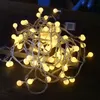 16Feet / 50LSTS 32Feet / 100LEDS LED-stränglampor Multi-Color Vattentät IP65 Fairy Light för Garden Patio Yard Christmas Tree Party