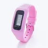 Podomètre numérique LED Bracelets intelligents Multi Watch Silicone Run Step Distance de marche Compteur de calories Bracelet électronique Podomètres colorés