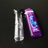 Hot Sale Handl Glass pipes colorful Heavy Wall Glass design hand spoon bubbler smoking pipe for dry herb